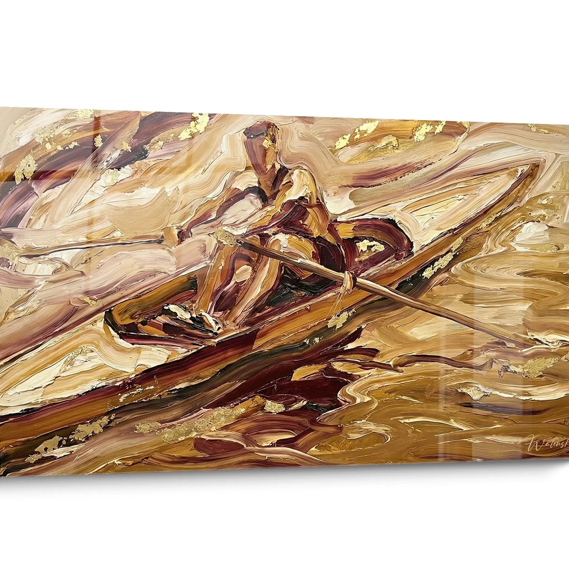 Rowing painting