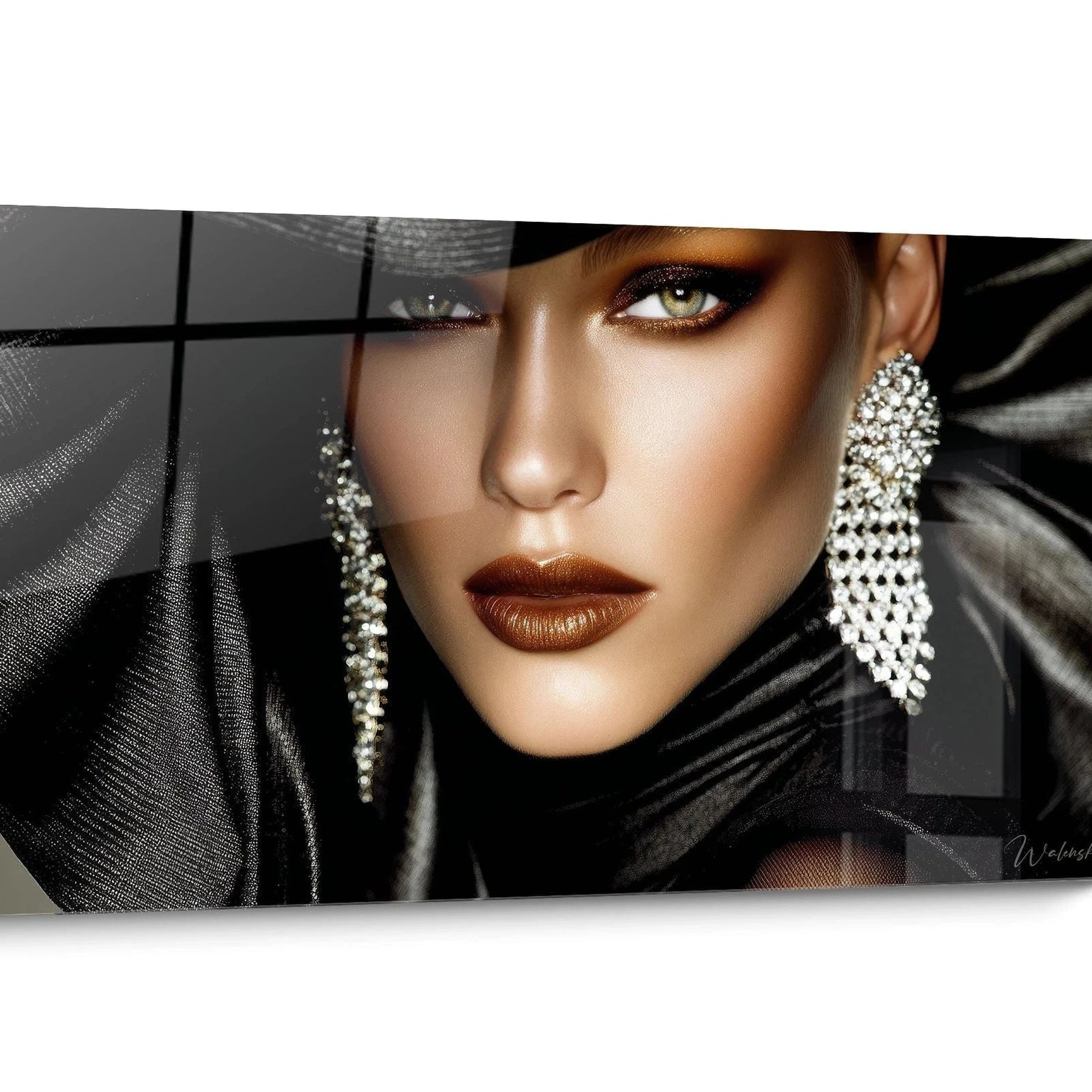 Tableau visage de la mode Haute Couture