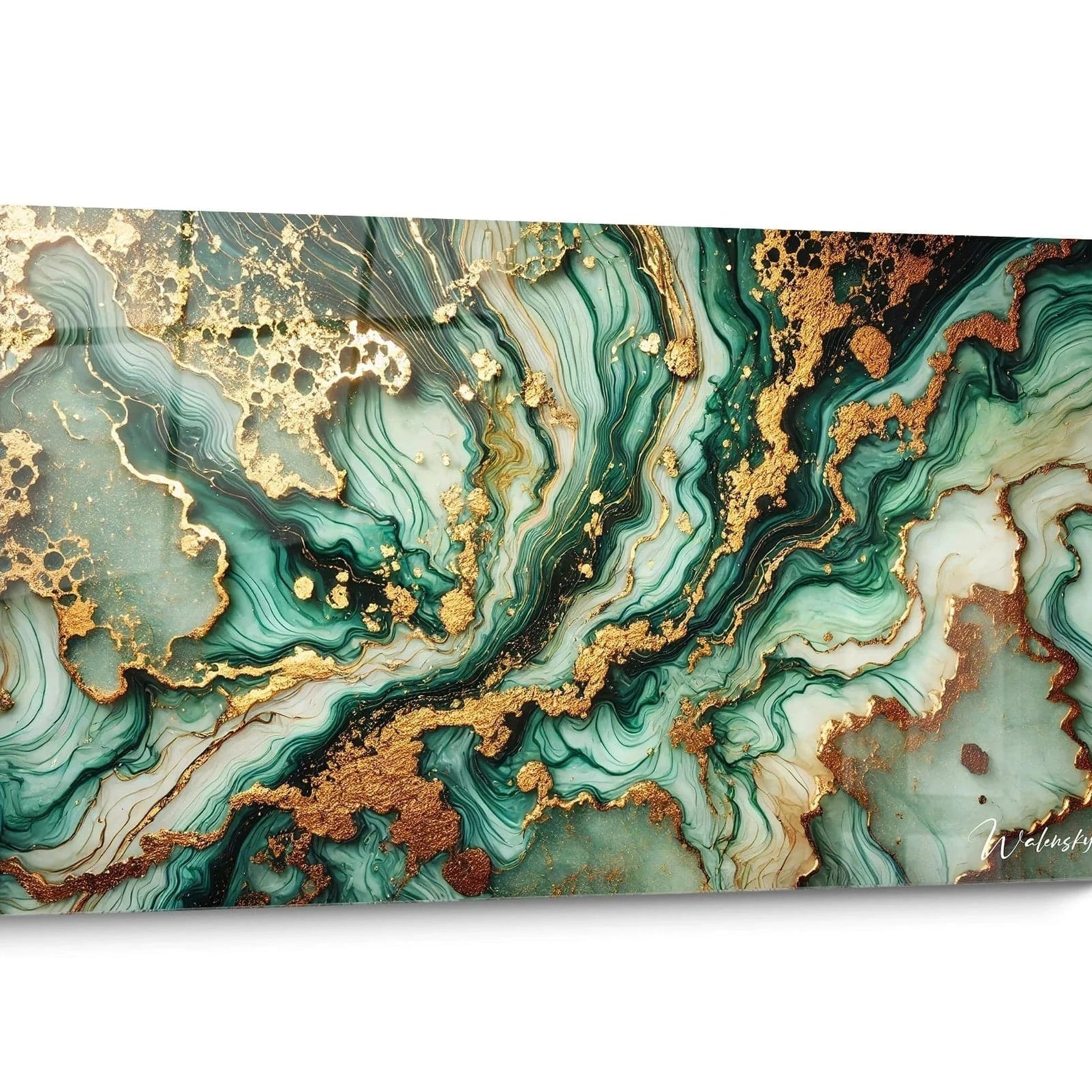 Abstract wall art for luxury boutique
