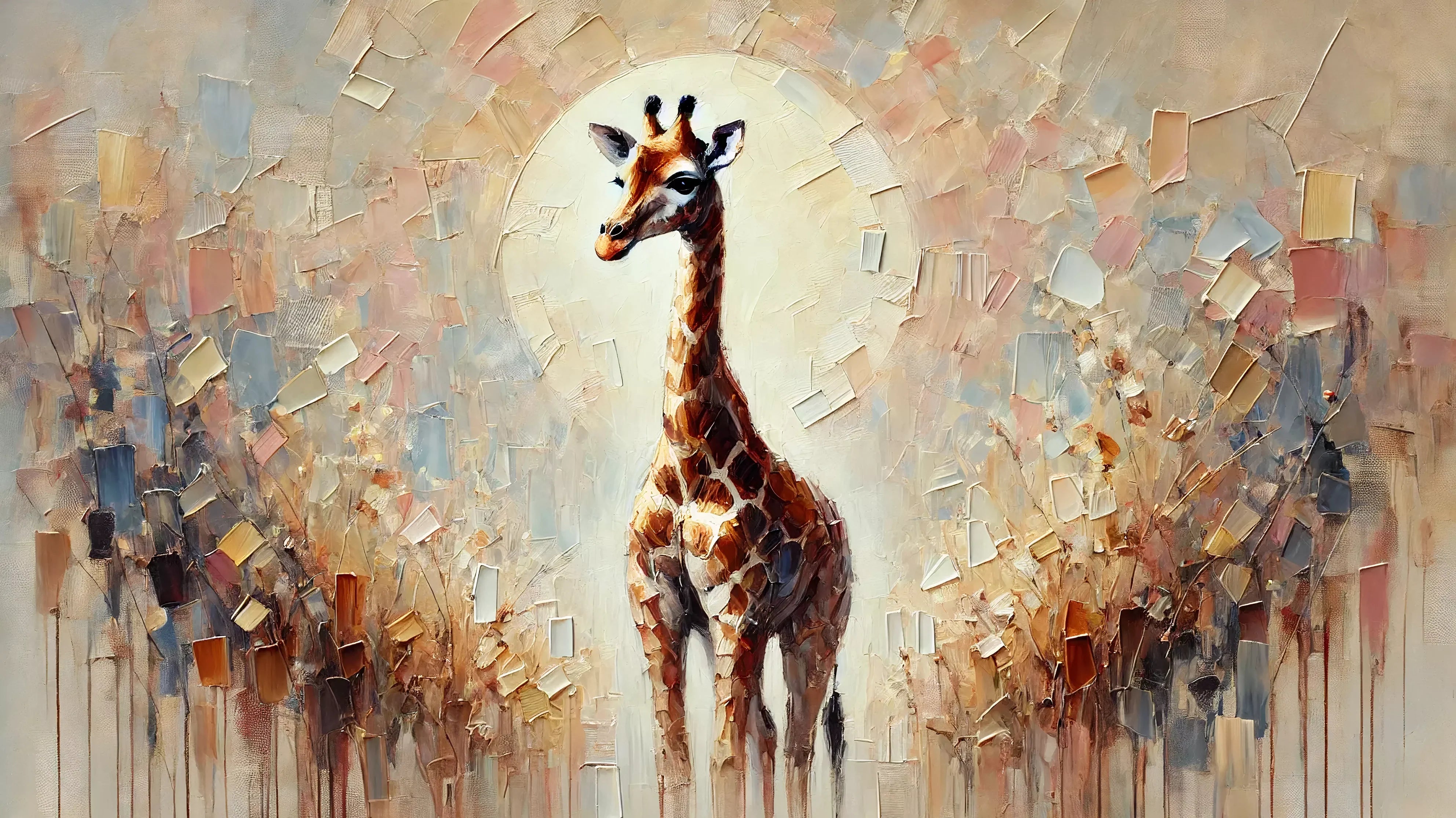 tableau girafe collection