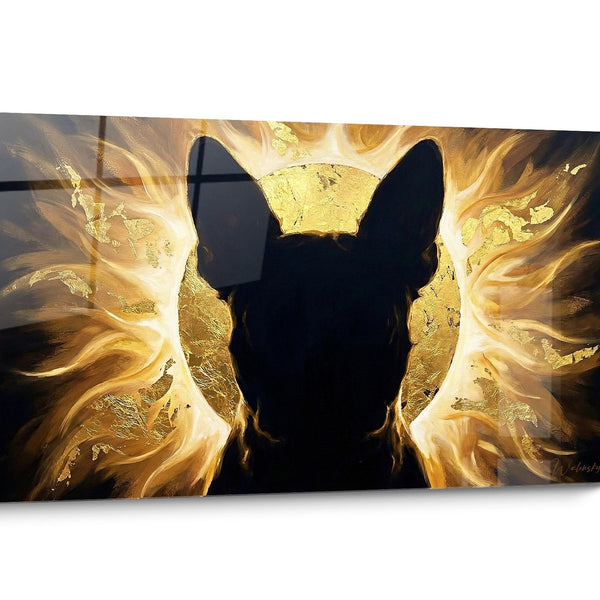 Tableau chien Boston Terrier Moderne