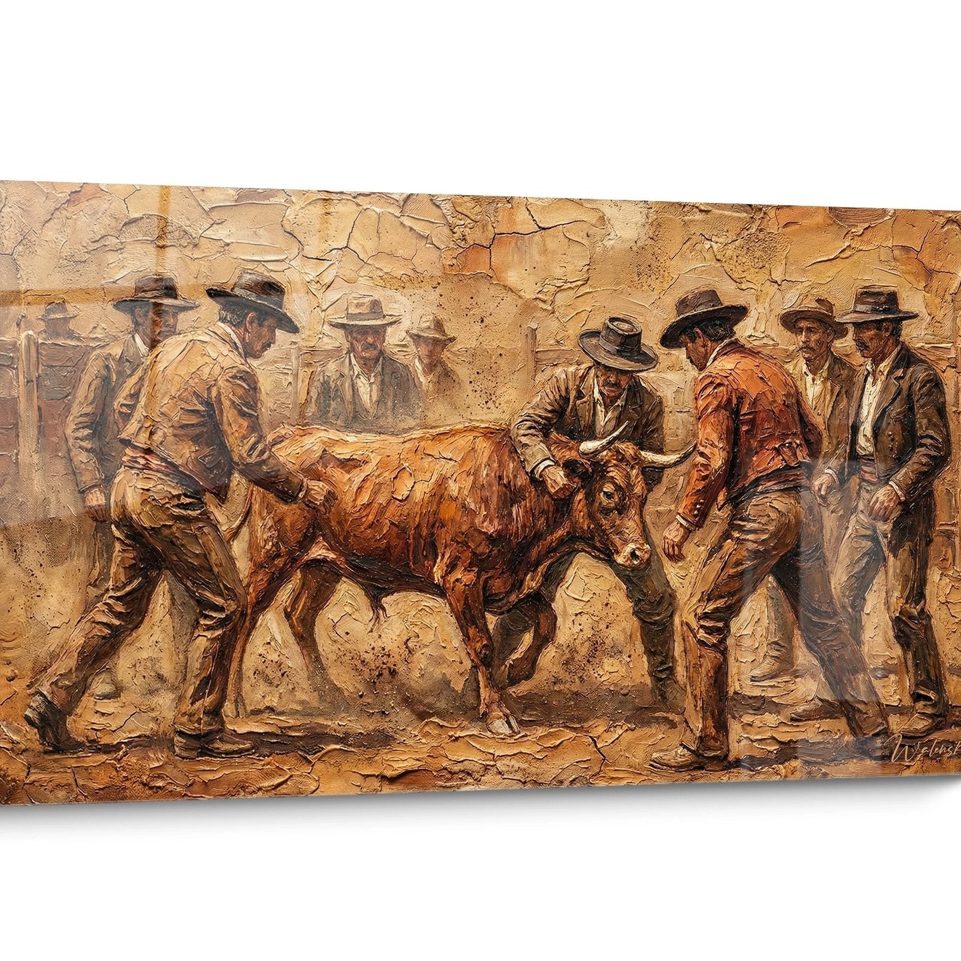 Camargue bull wall art