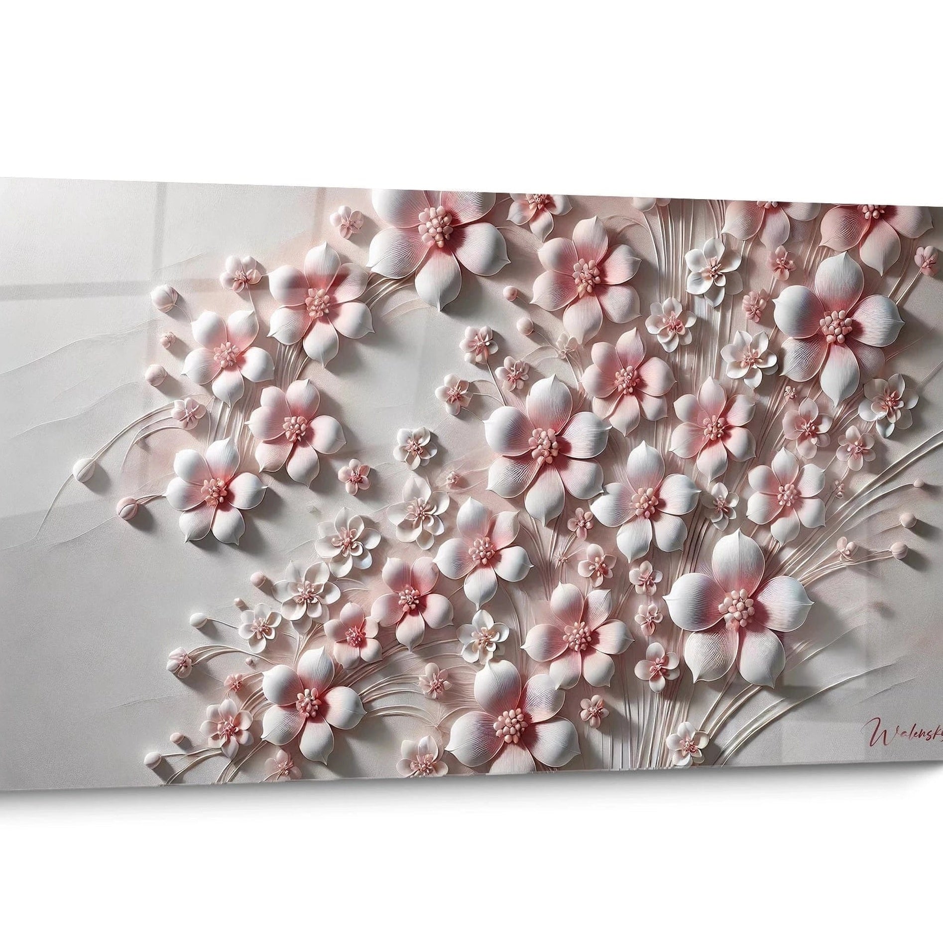 Wandbild für Arztpraxis Blüte