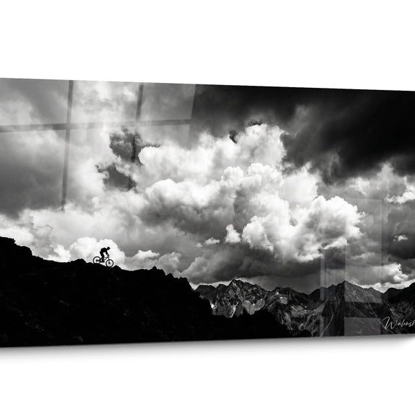 Tableau VTT Cross Country Noir et Blanc