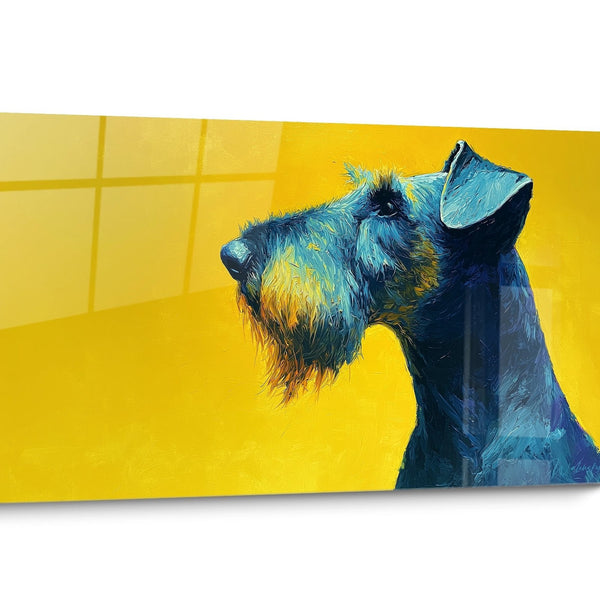 Tableau chien Airedale Terrier Pop Art