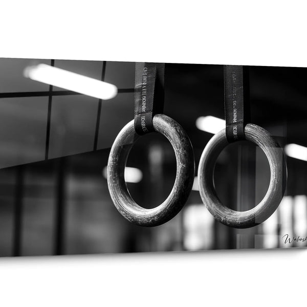Tableau Gymnastique Noir et Blanc