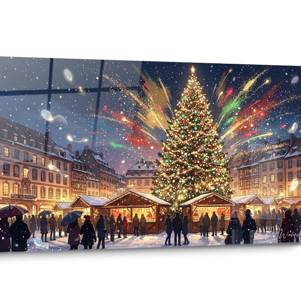 Schilderij Elzas Straatsburg