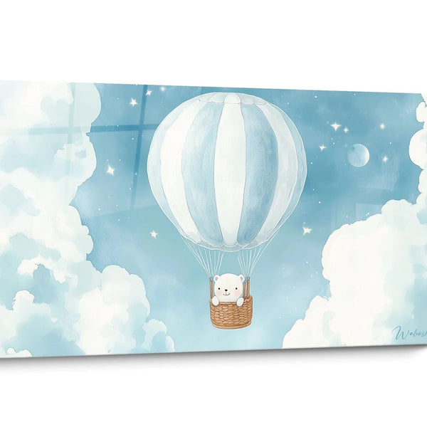 School Watercolor Art Canvas