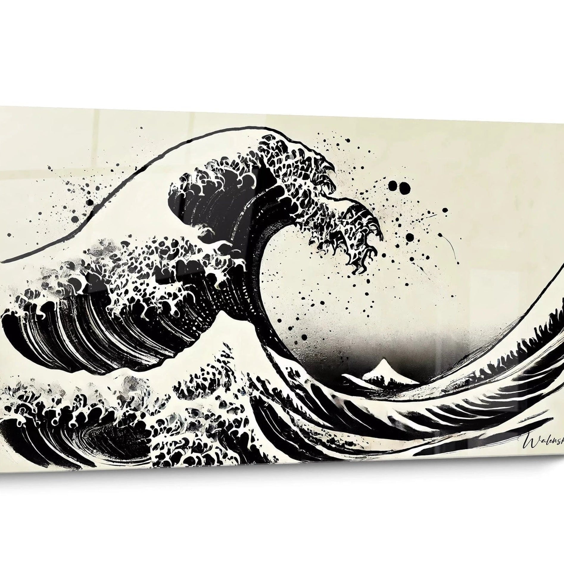 Tableau pour Salle de yoga Noir et Blanc