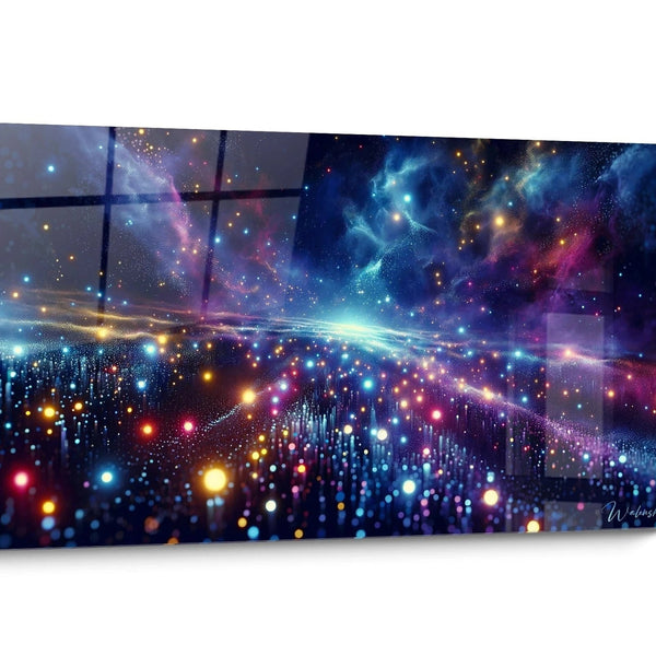 Tableau Abstrait Bleu