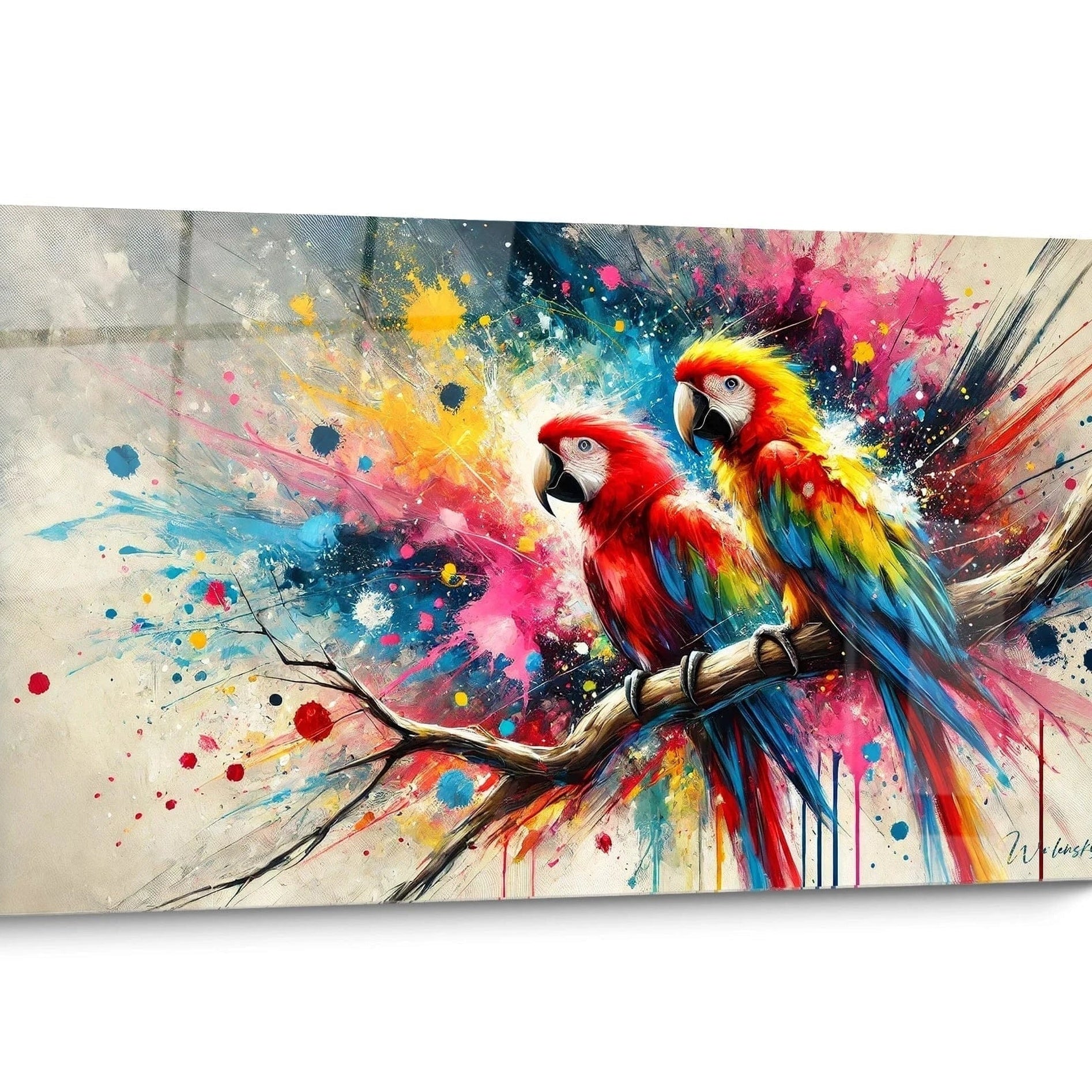 Tableau Animaux Exotiques Multicolore