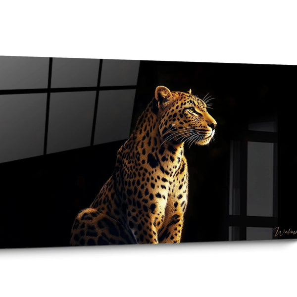 Tableau Jaguar Doré
