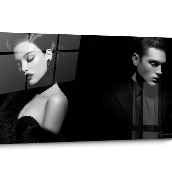 Tableau de mode noir et blanc Minimaliste