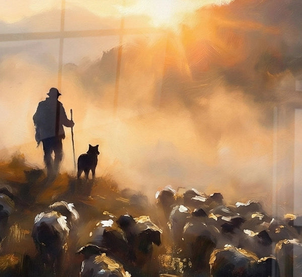 Quadro formato quadrato dorato