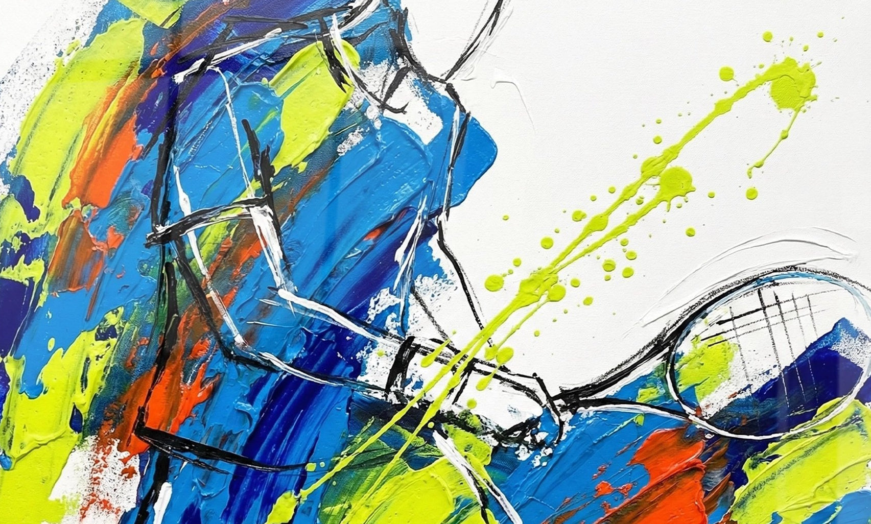 Pop Art Tennis Wall Art