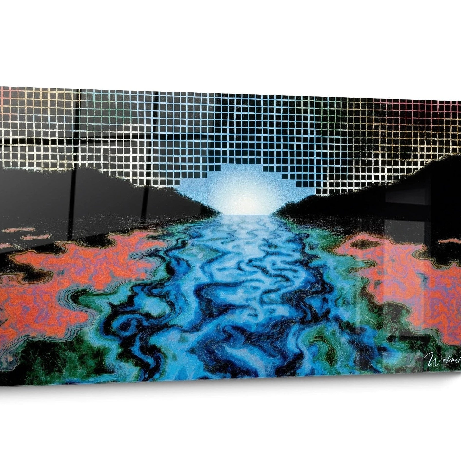 Op Art Landscape Wall Art