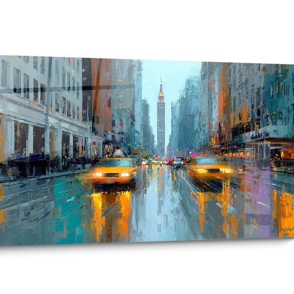 Tableau Ville de nuit New York