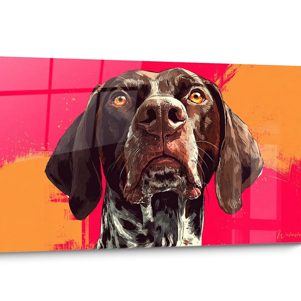Quadro Cane Bracco Tedesco Pop Art