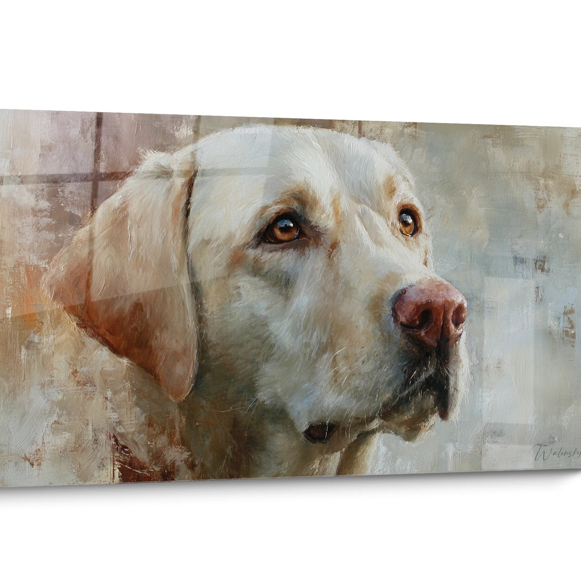 Tableau Labrador Retriever Portrait