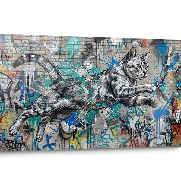 Kleurrijk Burmilla Kat Schilderij