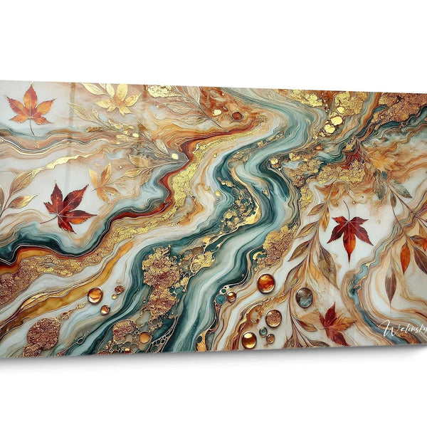 Tableau Epoxy ( Style ) Doré
