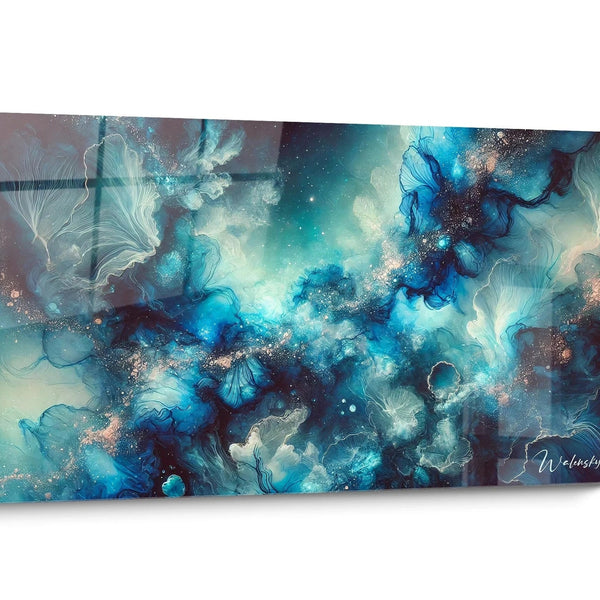Quadro Turchese Astratto