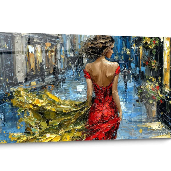 Tableau Haute couture Rouge