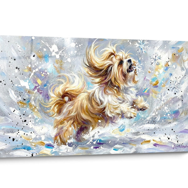 Tableau chien Lhassa Apso Pop Art