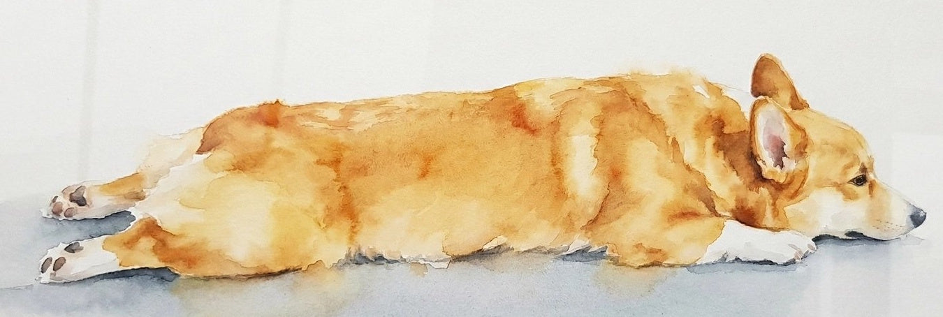 Tableau format panoramique Aquarelle