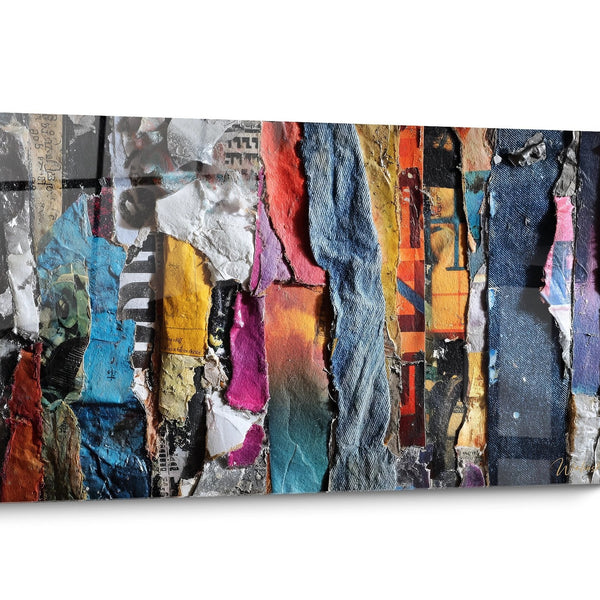 Collage Street Art Wandbild
