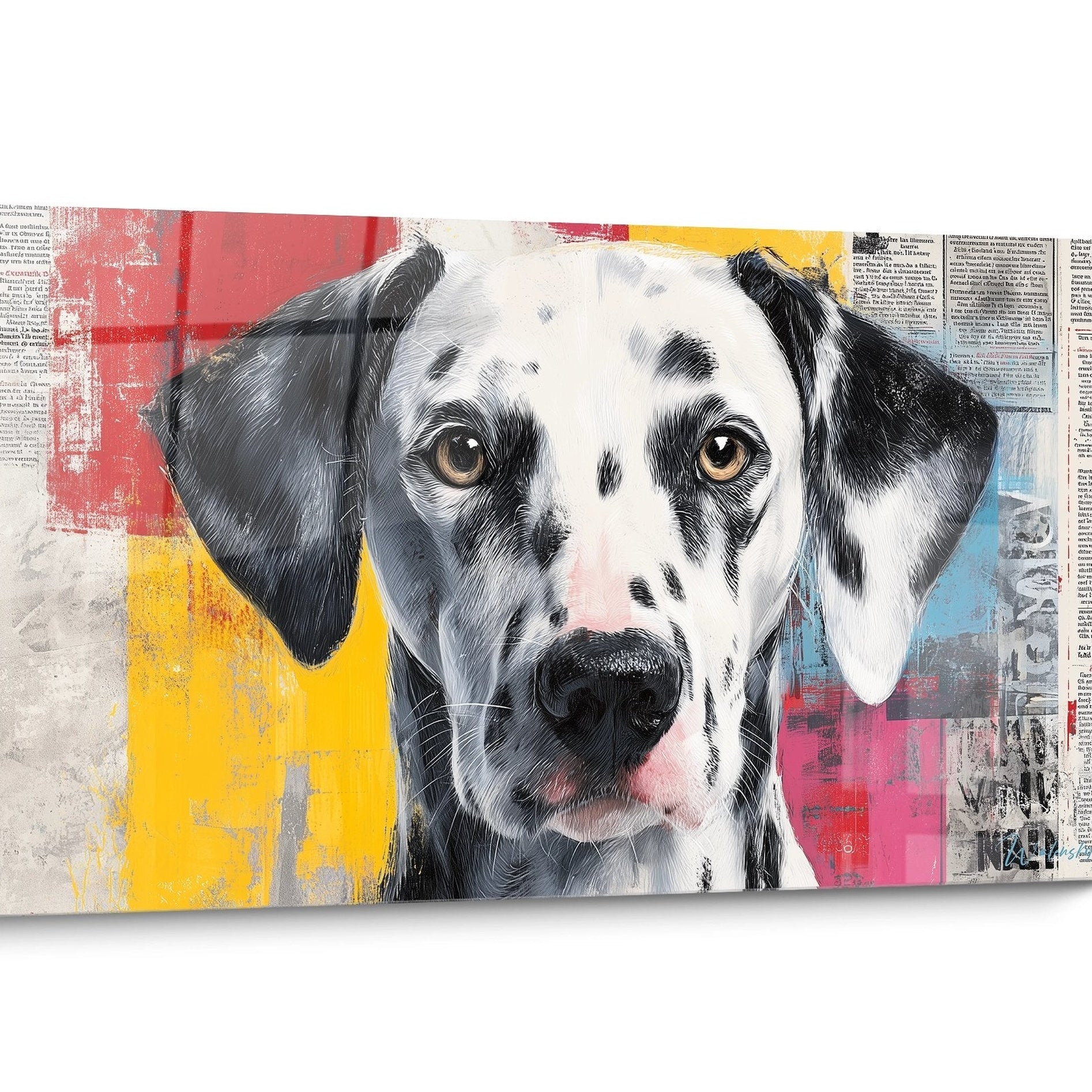 Tableau Dalmatien Pop Art