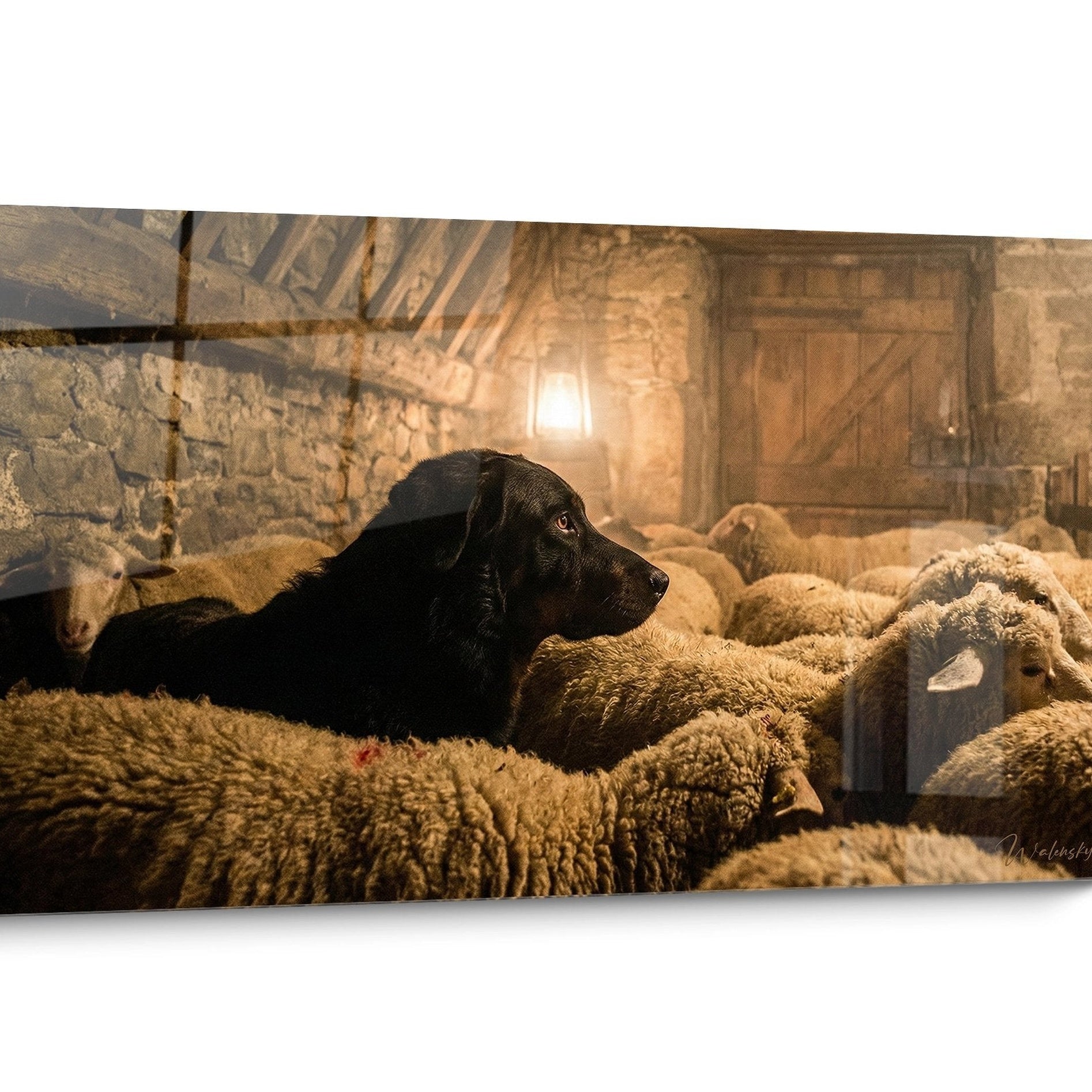 Tableau chien Beauceron Réaliste