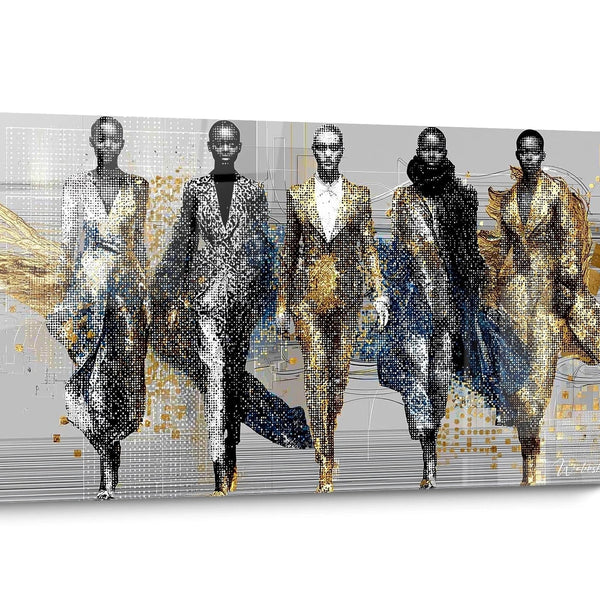 Tableau Haute couture Doré