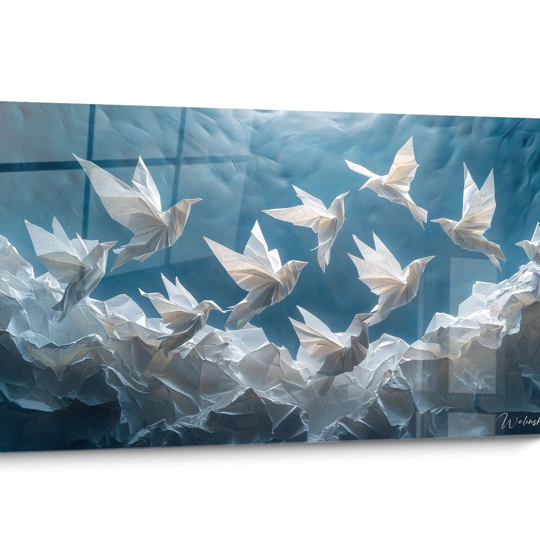 Black and White Trompe-l'oeil Wall Art