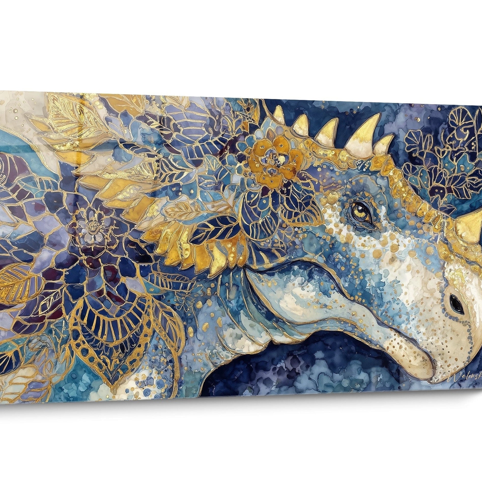 Tableau Scutosaurus Doré