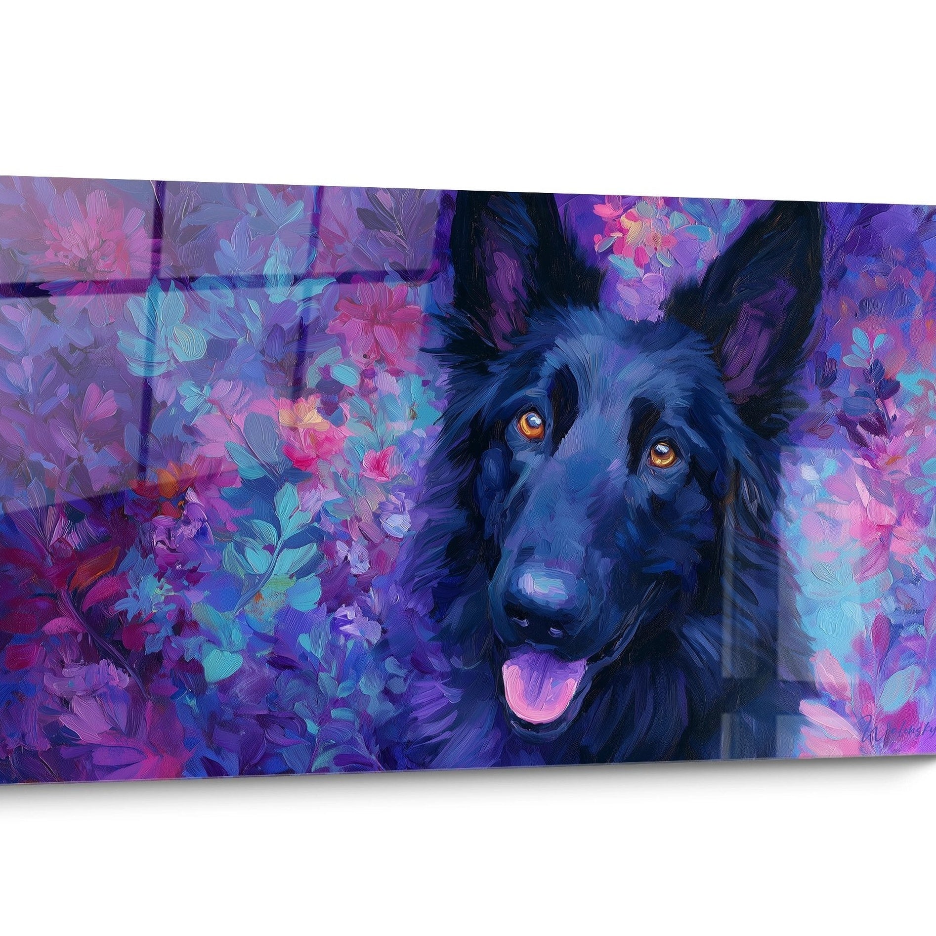 Tableau chien Berger Hollandais Pop Art
