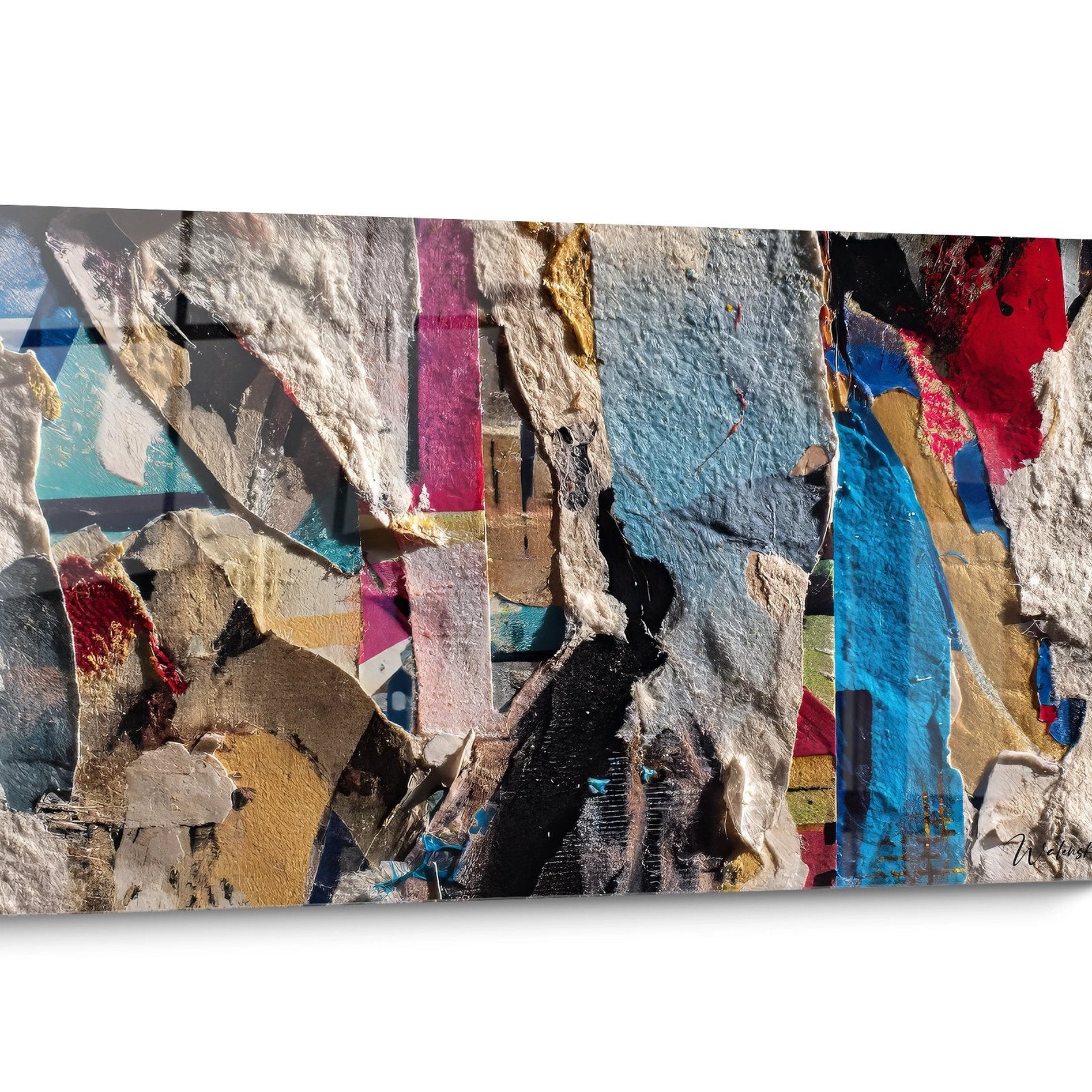 Modernes Collage-Gemälde
