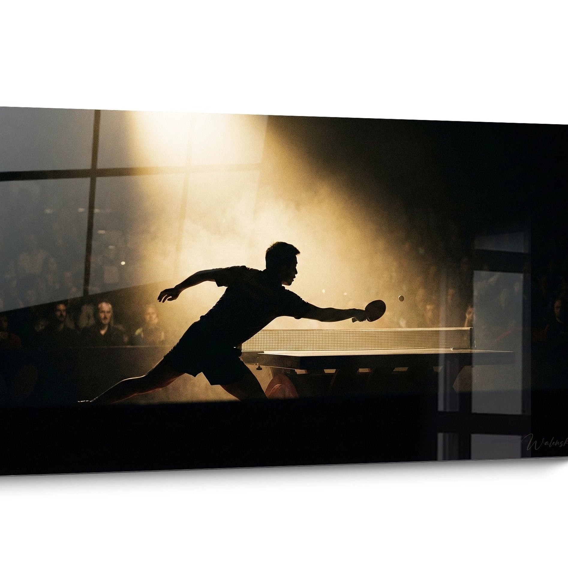 Tableau Ping Pong Doré