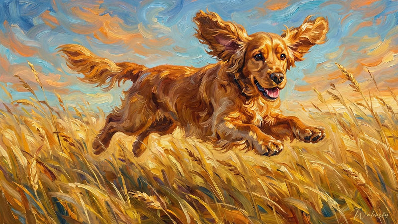 English Cocker Spaniel Canvas
