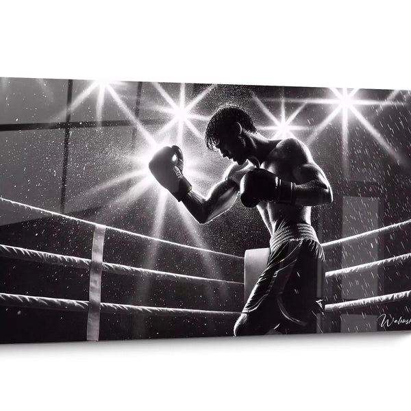 Black and White Sports Portrait Wall Art