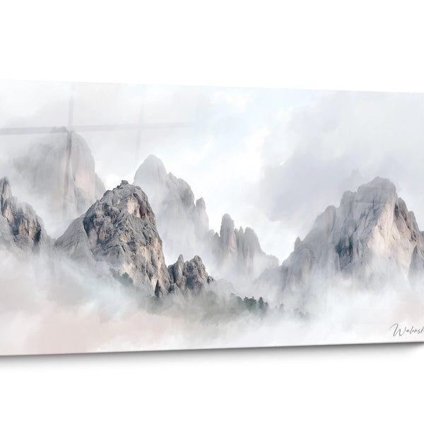 Gemälde Dolomiten Zen