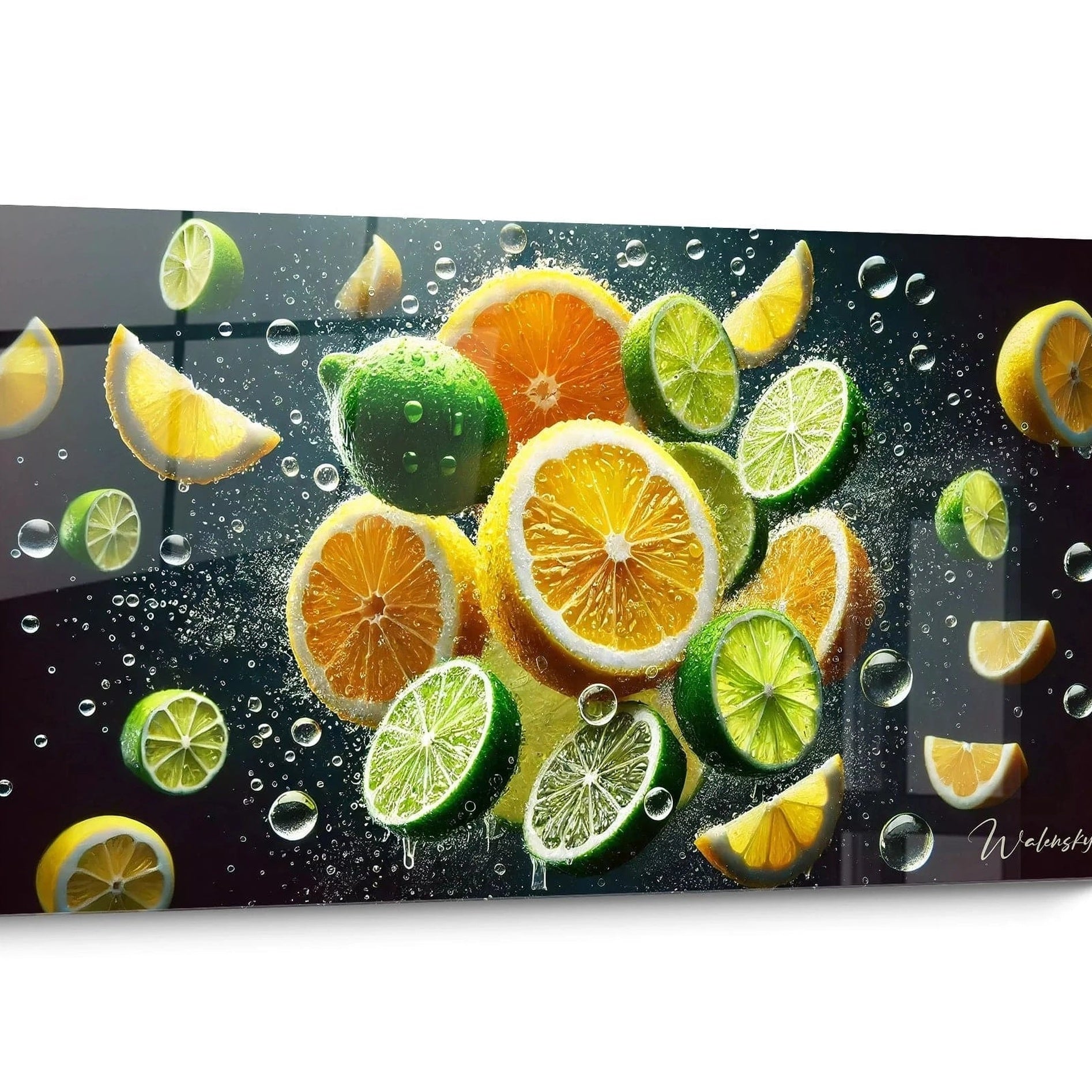 Tableau Citron Coloré