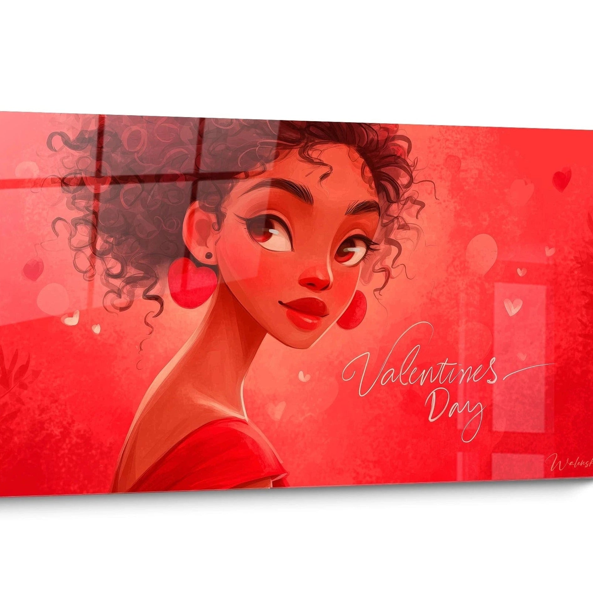 Valentinstag-Porträt Kunstwerk