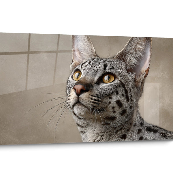 Tableau chat Savannah Portrait