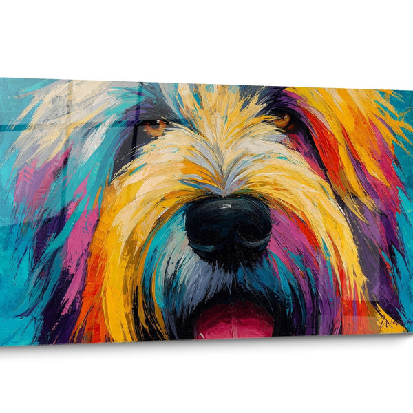 Briard-Hund Pop-Art Wandbild
