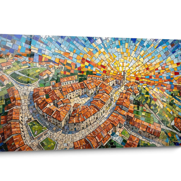 Schilderij Corsicaans Dorp