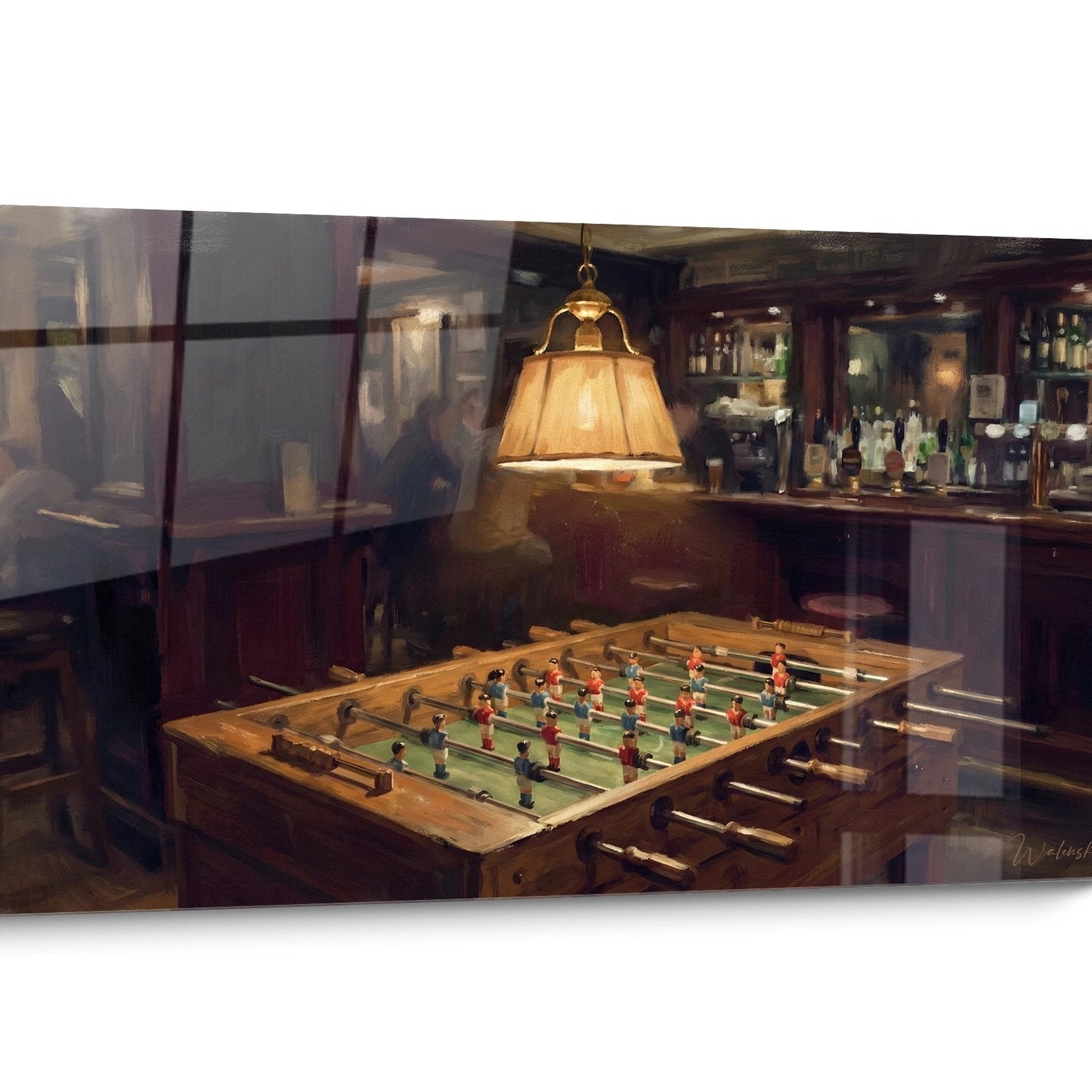Vintage Foosball Table Wall Art