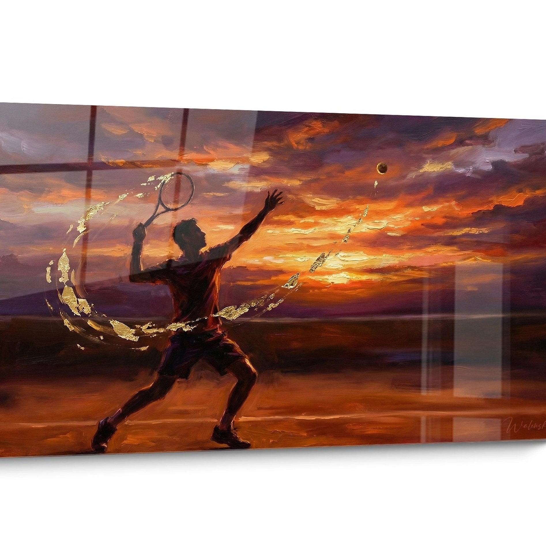 Tableau Tennis Doré