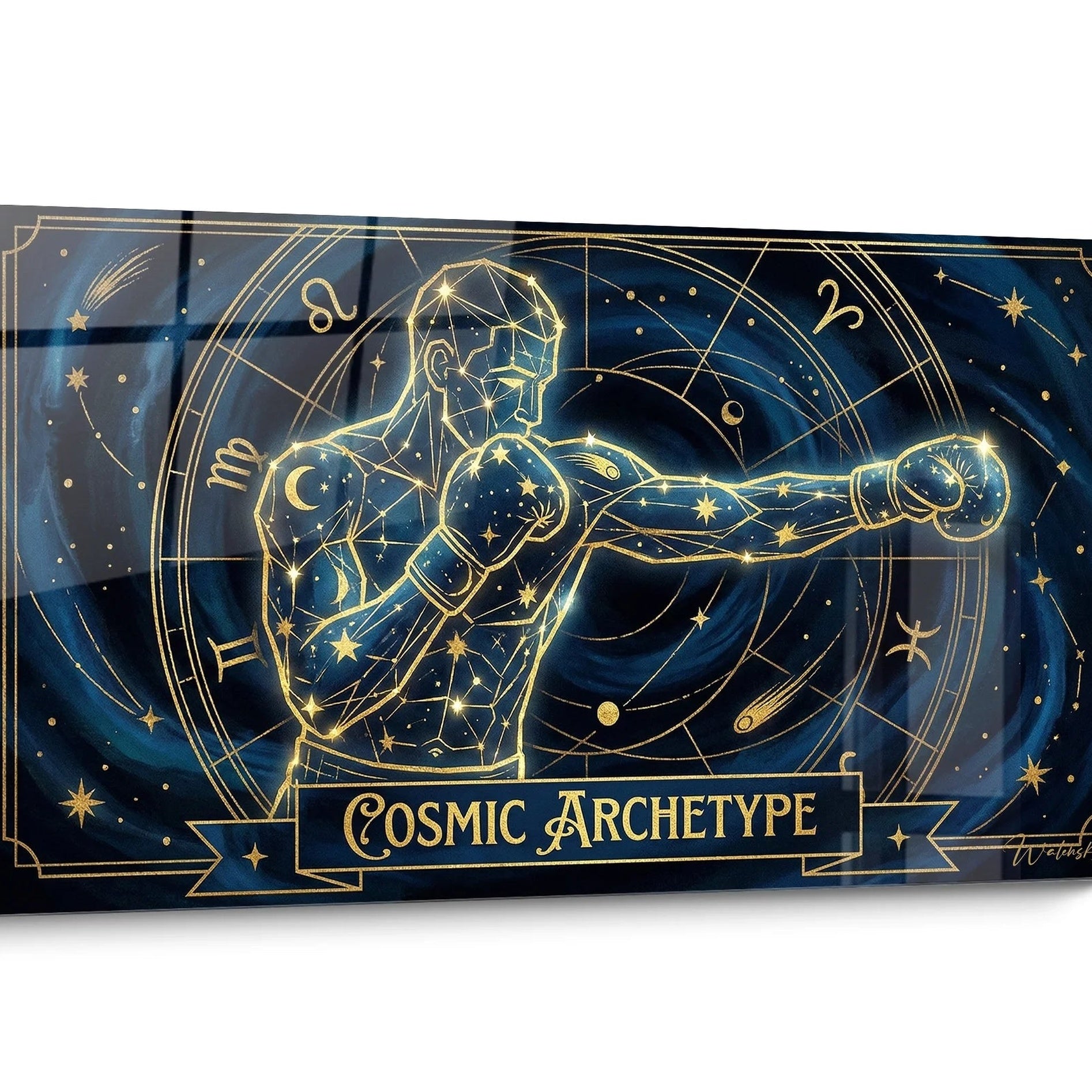 Abstract Boxing Wall Art