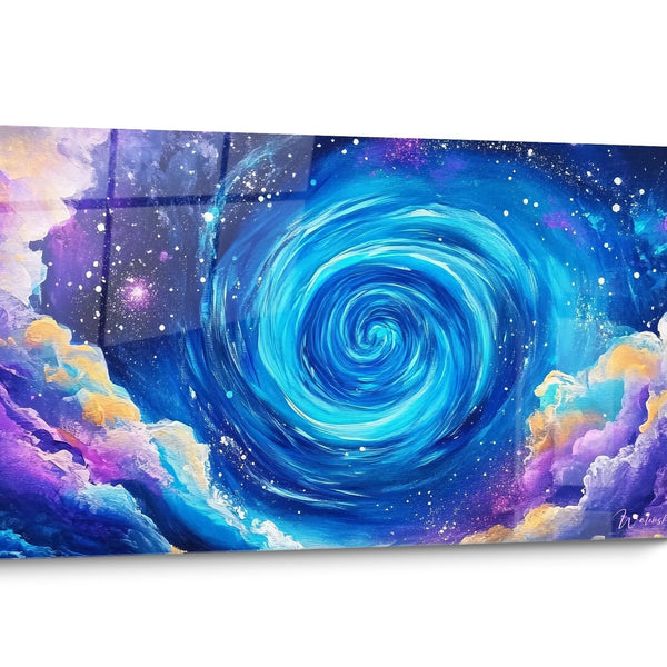 Tableau spirales abstraites Cosmique